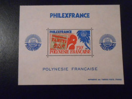 POLYNESIE YT BF 6 EXPOSITION PHILATELIQUE "PHILEXFRANCE 82"** - Hojas Y Bloques