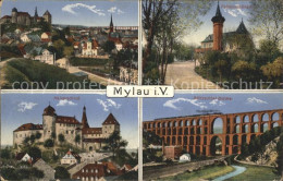 42266766 Mylau Felsenschaenke Goeltzschtal- Bruecke Kaiserschloss Mylau - Mylau