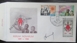 FDC 1360/62 'Rerum Novarum' Met Handtekening Bonnevalle - 1961-1970