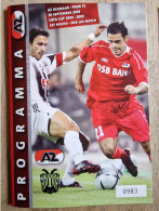 Programme AZ Alkmaar - PAOK FC - 30.9.2004 - UEFA Cup - Football Soccer Fussball Calcio - Programm - Books