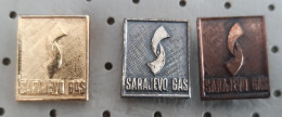 SARAJEVO GAS  Oil  Motor Oils  Fuel  Plin Bosnia Ex Yugoslavia Pins - Carburants