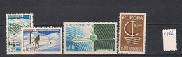 1966 MNH Andorra Fr,  Year Complete, Postfris - Años Completos