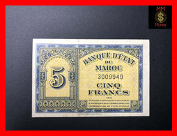 MOROCCO  5  Francs 1.8.1943  P. 24    XF - Morocco