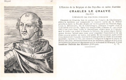 CELEBRITES - Personnages Historiques - Charles Le Chauve - Ancien Saint Empereur Romain - Carte Postale Ancienne - Hommes Politiques & Militaires