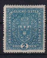 AUSTRIA 1917 - MLH - ANK 204x II - Falte! - Unused Stamps