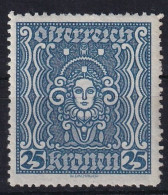 AUSTRIA 1922/24 - MNH - ANK 399 II A - Nuevos
