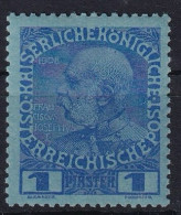 AUSTRIAN LEVANTE 1914 - MLH - ANK 63 - Oostenrijkse Levant