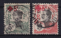 INDOCHINE 1914/15 - Canceled - YT 66, 67 - Used Stamps