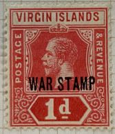 VIRGIN ISLANDS - MH* - 1916 - # MR1 - British Virgin Islands