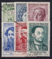 FRANCE 1958 - Canceled - YT 1166-1171 - Gebruikt