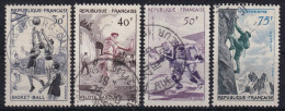 FRANCE 1956 - Canceled - YT 1072-1075 - Gebruikt