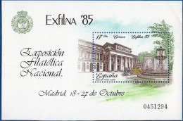 Spain 19Exfilna '85 Prado Museum Madris Block Issue MNH - Museums