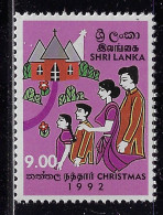 SRI LANKA 1992 CHRISTMAS  SCOTT #1058  MH - Sri Lanka (Ceylan) (1948-...)