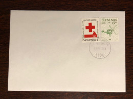 SLOVENIA FDC 1998 YEAR RED CROSS  BLOOD DONORS  HEALTH MEDICINE - Slowenien