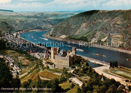 73798015 Oberwesel Rhein Fliegeraufnahme Mit Burg Schoenburg Oberwesel Rhein - Oberwesel