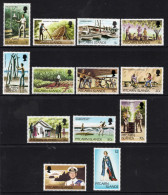 PITCAIRN ISLANDS 1977 " PICTORIAL" SET OF (13) MNH - Pitcairn Islands