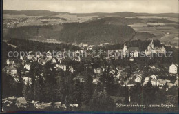 42264022 Schwarzenberg Erzgebirge Panorama Mit Schloss Und Kirche Schwarzenberg - Schwarzenberg (Erzgeb.)