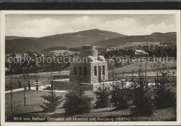 42259772 Eibenstock Blick Vom Bielhaus Auf Ehrenmal Und Auersberg Eibenstock - Eibenstock