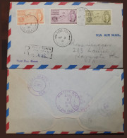 EL)1951 GREAT BRITAIN, RECONSTITUTION OF THE LEGISLATIVE COUNCIL, AIRMAIL, REGISTERED, CIRCULATED COVER FROM BRITISH ISL - Gebruikt