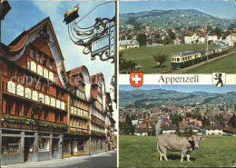 12369253 Appenzell IR Eisenbahn Kuh H?user Appenzell - Sonstige & Ohne Zuordnung