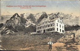 12323153 Bruelisau Berggasthaus Zum Hohen Kasten Saentisgebirge Appenzeller Alpe - Altri & Non Classificati