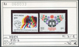 Indien 1981 - India 1981 - Inde 1981 - Michel 875-876 - ** Mnh Neuf Postfris - Nuovi