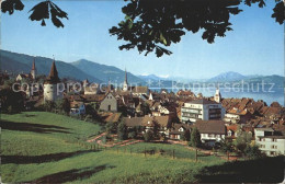 12320853 Zug ZG Panorama Mit Den Alpen Zug - Andere & Zonder Classificatie