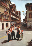 12240303 Appenzell IR Hauptgasse Trachten Appenzell - Sonstige & Ohne Zuordnung