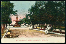 A65  ALGERIE CPA  CONSTANTINE - LE SQUARE DE LA REPUBLIQUE - Colecciones Y Lotes