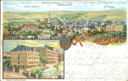 42252647 Zschopau Stadtbild Mit Schloss Wildeck Kgl Seminar Kuenstlerkarte Zscho - Zschopau