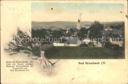 42252324 Bad Brambach Ortsansicht Mit Kirche Blumenstrauss Schneeheide Bad Bramb - Bad Brambach