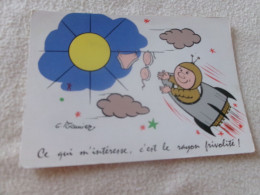 BELLE ILLUSTRATION HUMORISTIQUE.."INTERESSE PAR LE RAYON FRIVOLITE" ......SIGNE MEUNIER - Meunier, G.