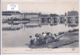 AUXERRE- LE VIEUX PONT ET L YONNE - Auxerre