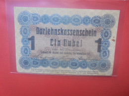 OCCUPATION ALLEMANDE (LITUANIE) 1 RUBEL 1916 Circuler (ALL.1) - 1. WK