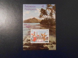 POLYNESIE YT BF 8 EXPOSITION PHILATELIQUE "BANGKOK 1983"** - Blocks & Sheetlets