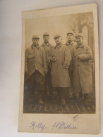 PAS DE CALAIS-CARTE PHOTO MILITAIRES A NOEUX LES MINES  ANIMEE - Noeux Les Mines