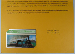 UK - BT - L&G - The Golden Age Of Steam - Caledonian 123 - BTG093 - 229A - 750ex - Limited Edition - Mint In Folder - BT Allgemeine