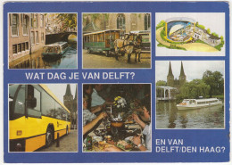 'Wat Dacht Je Van Delft? En Van Delft/Den Haag? - Paardentram, Autobus E.d. - (Nederland/Zuid-Holland) - Delft