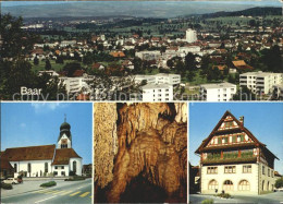 12135143 Baar Zug Pfarrkiche St. Martin Hoellgrotte Rathaus Baar Zug - Other & Unclassified