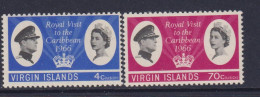 BRITISH VIRGIN ISLANDS  - 1966 Royal Visit Set  Hinged Mint - British Virgin Islands