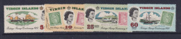 BRITISH VIRGIN ISLANDS  - 1966 Stamp Centenary Set  Hinged Mint - British Virgin Islands