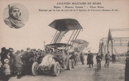 AVIATION MILITAIRE DE REIMS / BIPLAN MAURICE FARMAN - Demonstraties