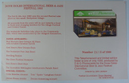 UK - BT - L&G - Dove Holes Beer & Jazz Festival - BTG139 - 343K - 1000ex - Limited Edition - Mint In Folder - BT Algemene Uitgaven
