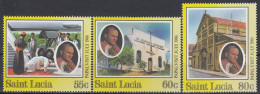 ST.LUCIA 844-846,unused (**) Popes - St.Lucie (1979-...)