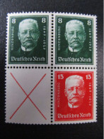 DR-ZD Nr. S36+S37, 1927, Hindenburg, Block, Postfrisch, Mi 190€ *DEL287* - Booklets & Se-tenant