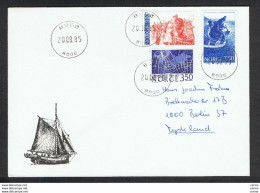 NORWAY: 20.08.1985 COVERT FROM BODO WITH:  3 K.50 + 3 K.50 + 3 K.50 (857 + 858 + 876) - TO GERMANY - Storia Postale