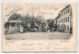 Colombier Rue Basse Animée 1904 - Colombier