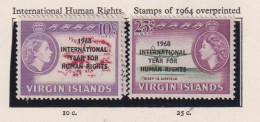 BRITISH VIRGIN ISLANDS  - 1967 Human Rights Set  Never Hinged Mint - British Virgin Islands