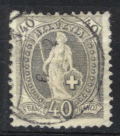 SUISSE 1900-03: Le ZNr. 69E, "Helvétie Debout" Obl. CAD - Gebraucht