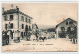 Colombier Poste Et Café De Tempérance Attelage Cheval Photographie Rossi - Colombier